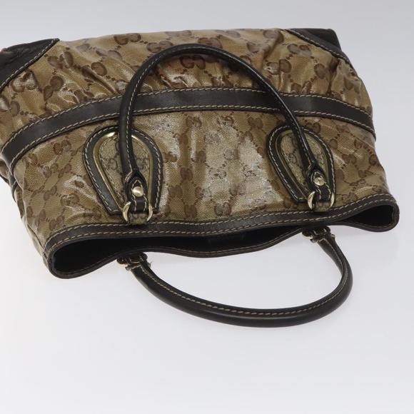 GUCCI GG Crystal Tote Bag Brown 223964 Auth KD062 - Picture 6 of 16